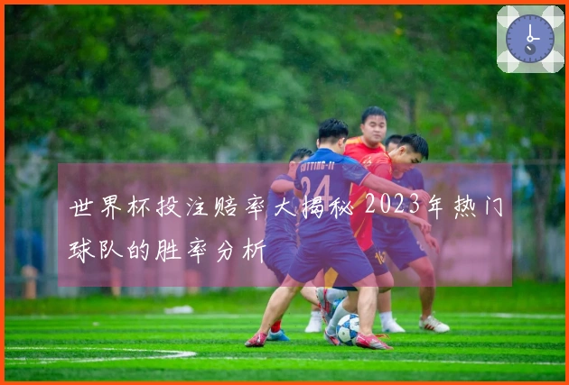 世界杯投注赔率大揭秘 2023年热门球队的胜率分析